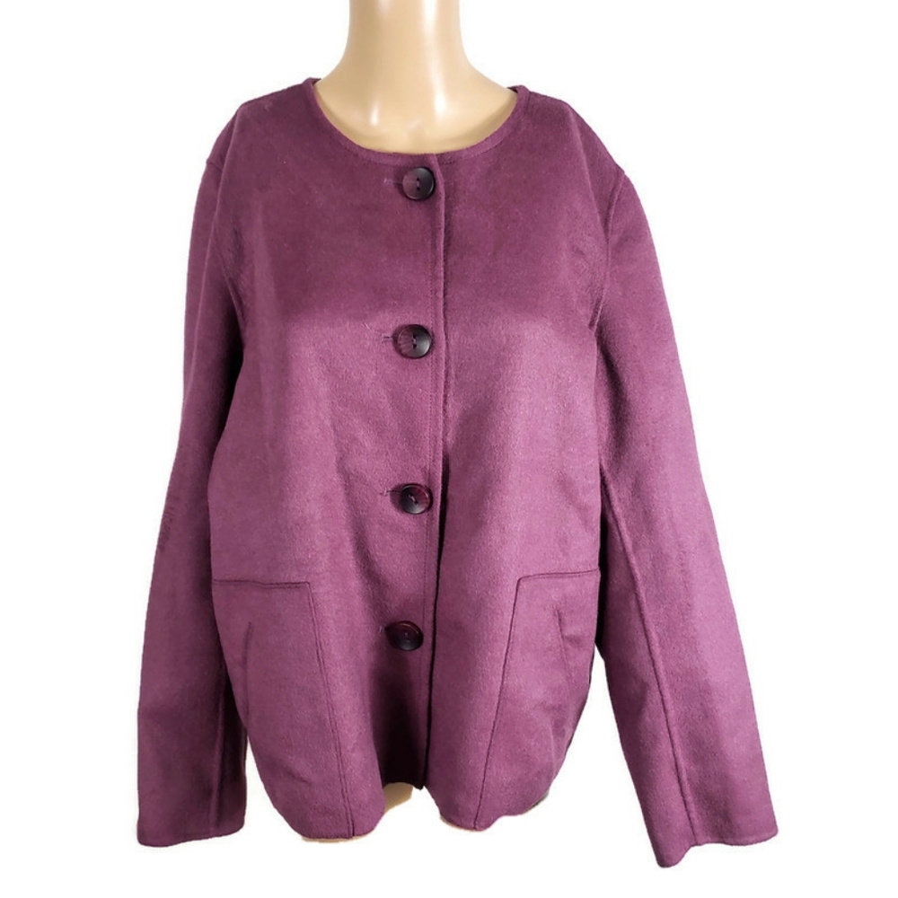 J.Jill wool blend button cardigan size L